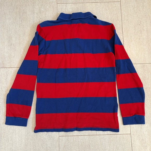Lacoste Kids Contrast Stripe Piqué Rugby Shirt size 10 - Picture 2 of 5